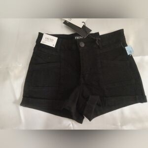 Frenzy Denim - Low Rise Shorts - Rolled Cuff